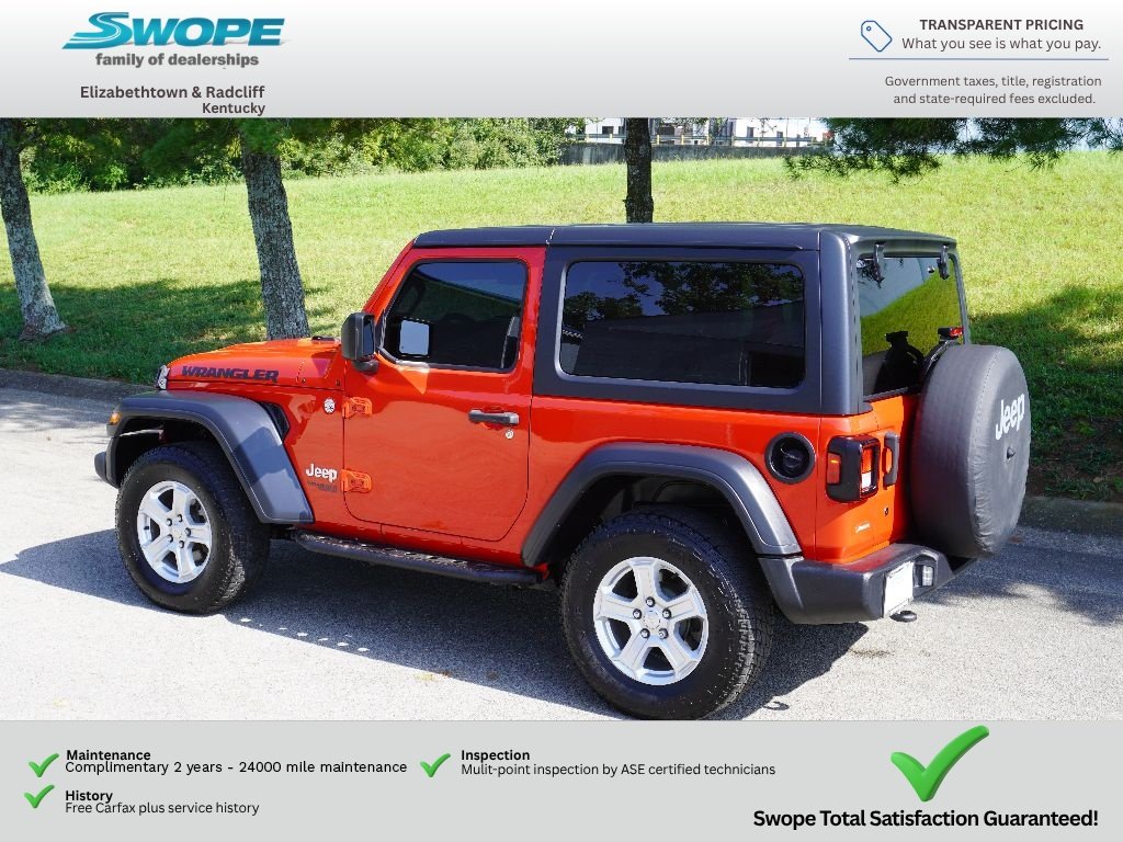 Used 2019 Firecracker Red Clearcoat Jeep Sport S image 4