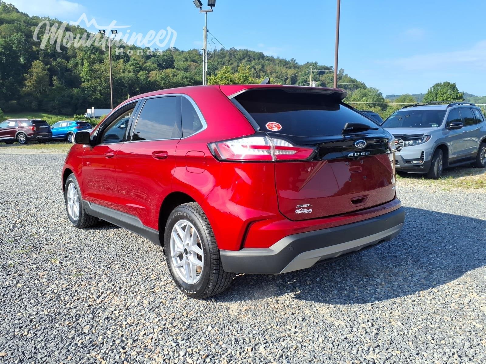 Used 2024 Rapid Red Metallic Tinted Clearcoat Ford SEL image 5