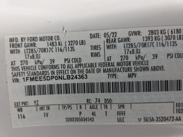 Used 2022 Oxford White Ford Badlands image 22
