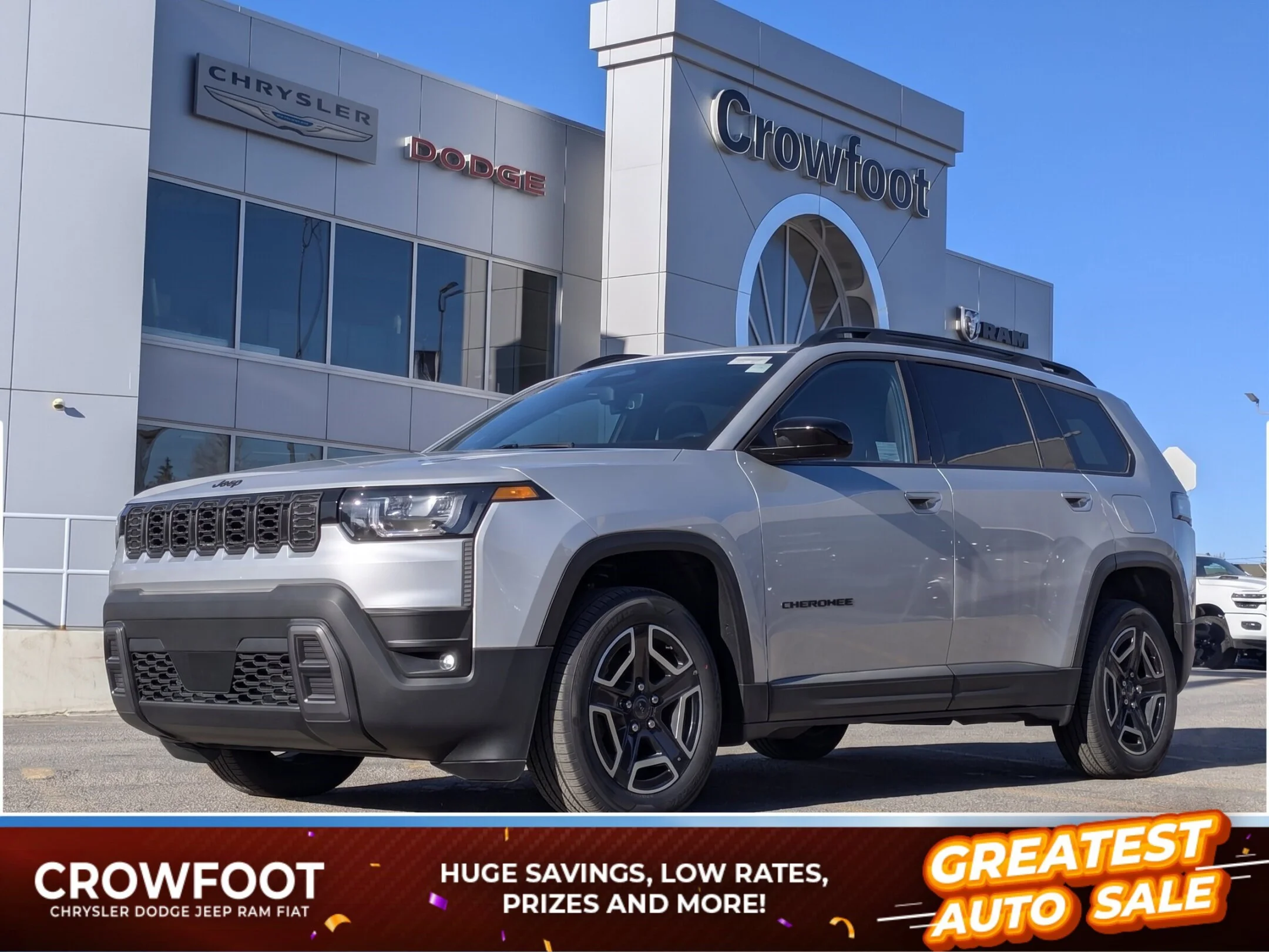 New 2026 Silver Jeep Laredo - - Hybrid - Mopar Interior Protection Pkg - Adaptive Cruise - 12.3 Display & More! image 1