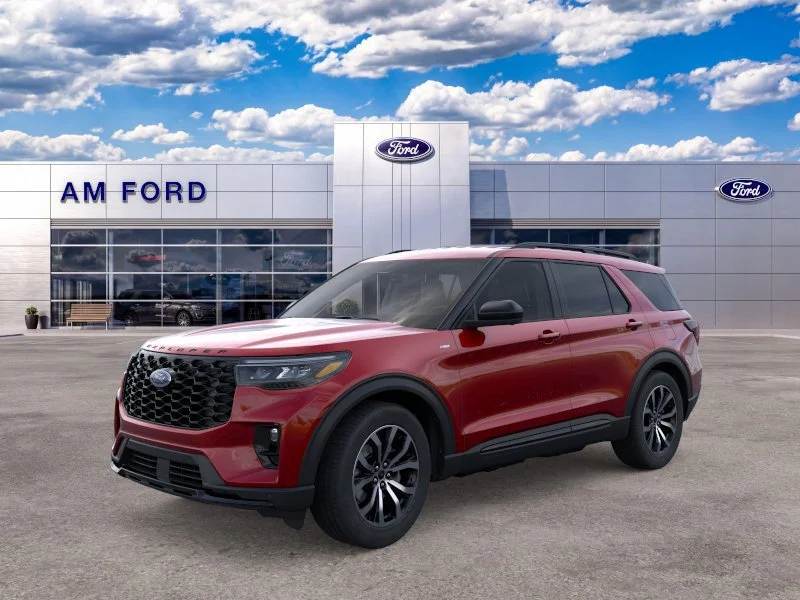New 2026 Rapid Red Metallic Tinted Clearcoat Ford ST-Line image 1