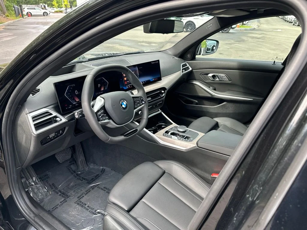 Certified Used 2025 Black Sapphire Metallic BMW 330i xDrive image 12