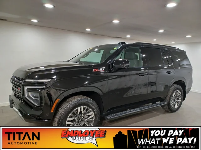 2025 Chevrolet Tahoe Z71 4x4*7 Pass | Remote Start | Adaptive Cruise | Nav | 360 Cam | Pano Roof | Htd Leather