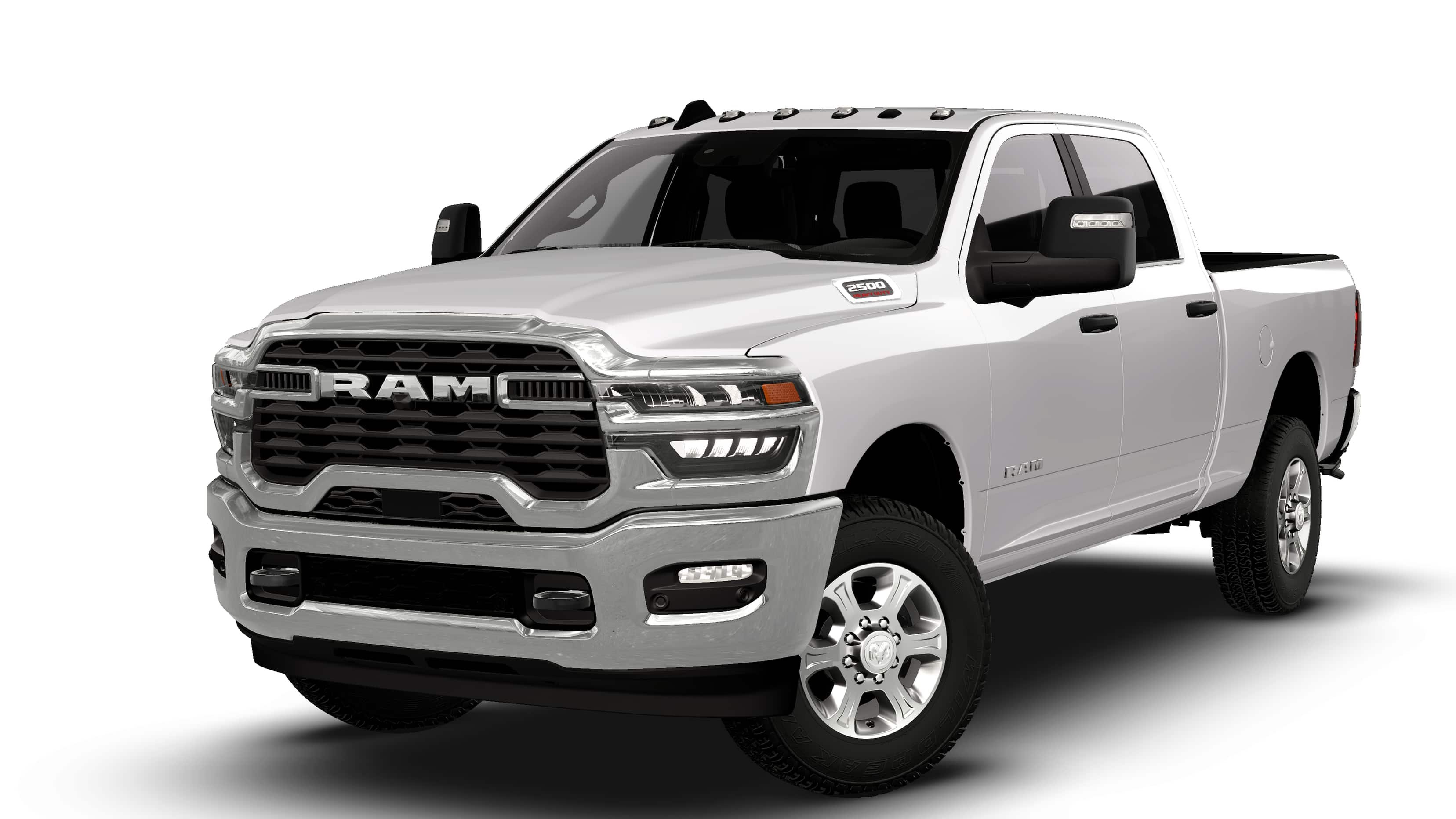 New 2026 Bright White Clear-Coat Exterior Paint RAM BIG HORN image 27