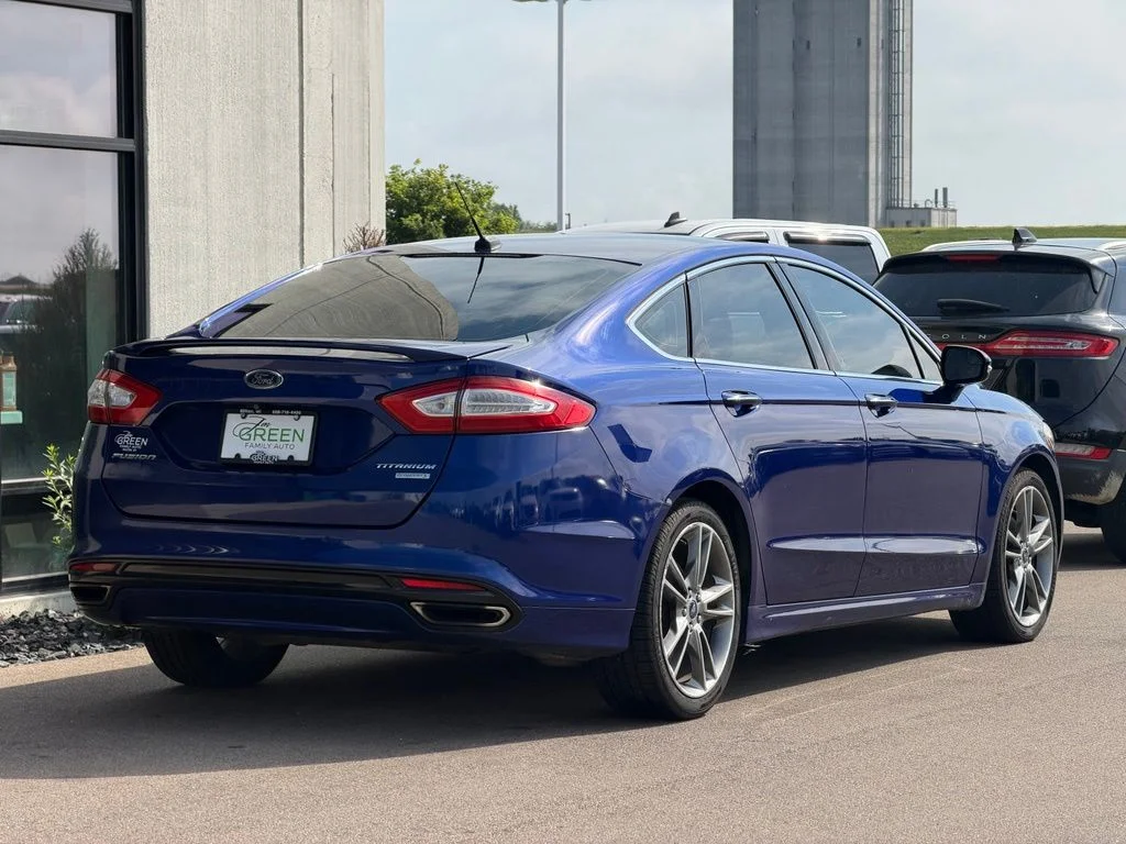 Used 2016 Blue Ford Titanium image 5