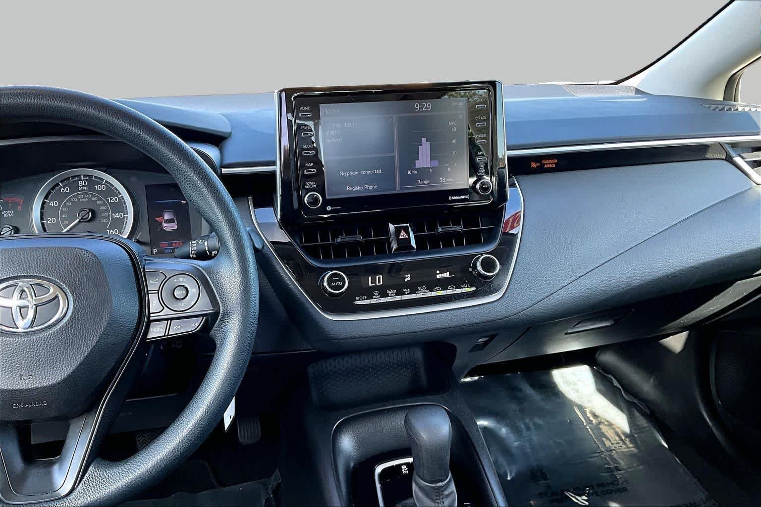 Certified Used 2021 Super White Toyota LE image 6
