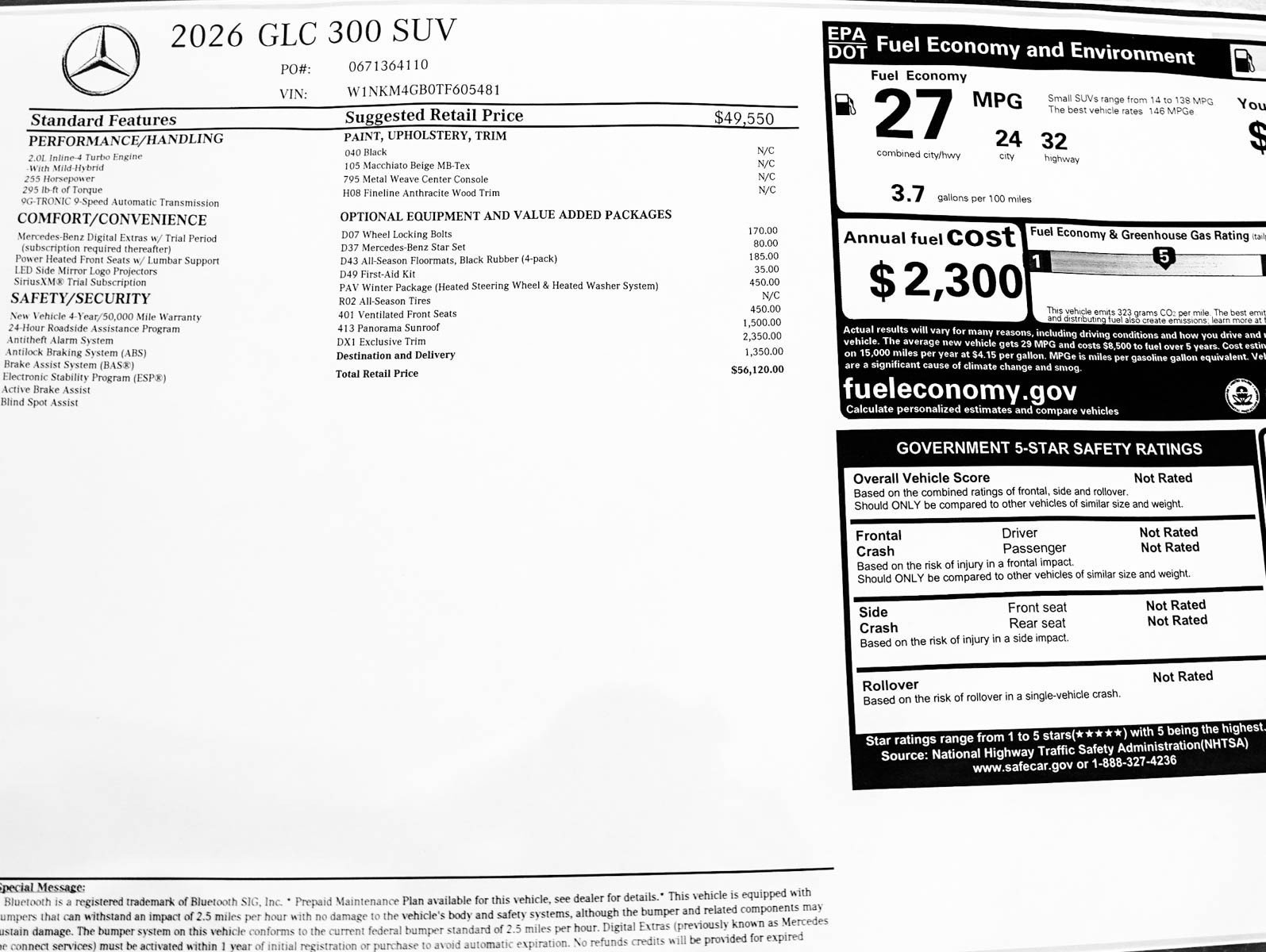 New 2026 Black Mercedes-Benz GLC 300 image 23