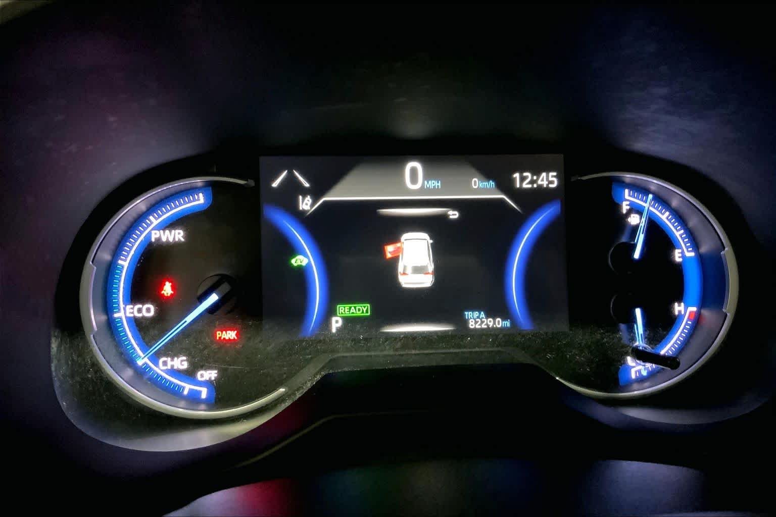 Used 2025 Midnight Black Metallic Toyota Hybrid LE image 26