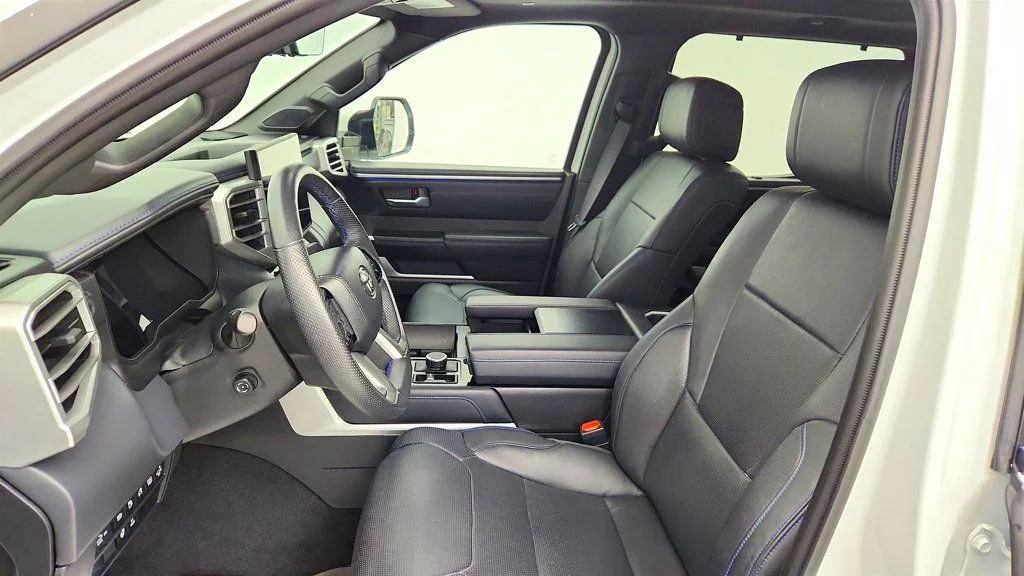 Used 2024 Wind Chill Pearl Toyota Platinum Hybrid CrewMax 5.5