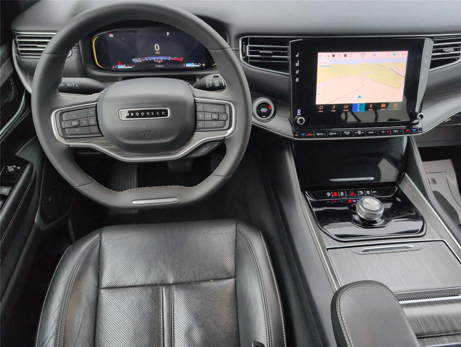 Used 2024 Diamond Black Crystal Pearlcoat Jeep Series II image 27
