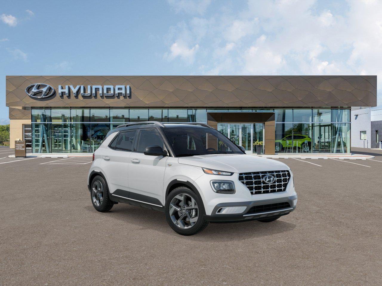 New 2026 Lunar White w/Black Roof Hyundai SEL w/Two-Tone Roof image 2