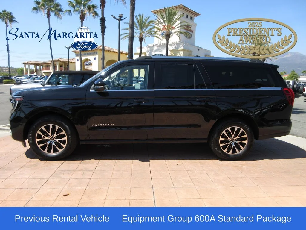Used 2025 Black Metallic Ford Platinum image 1