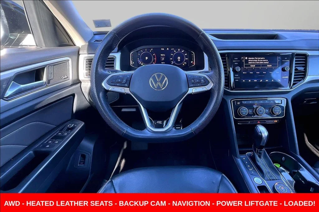 Used 2023 Black Volkswagen 3.6L V6 SEL Premium R-Line image 8