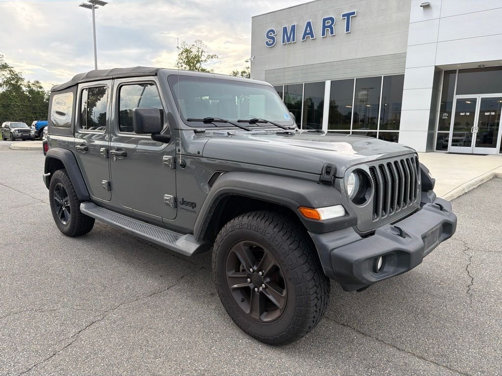 Used 2020 Sting Gray Clearcoat Jeep Unlimited Sport Altitude image 2