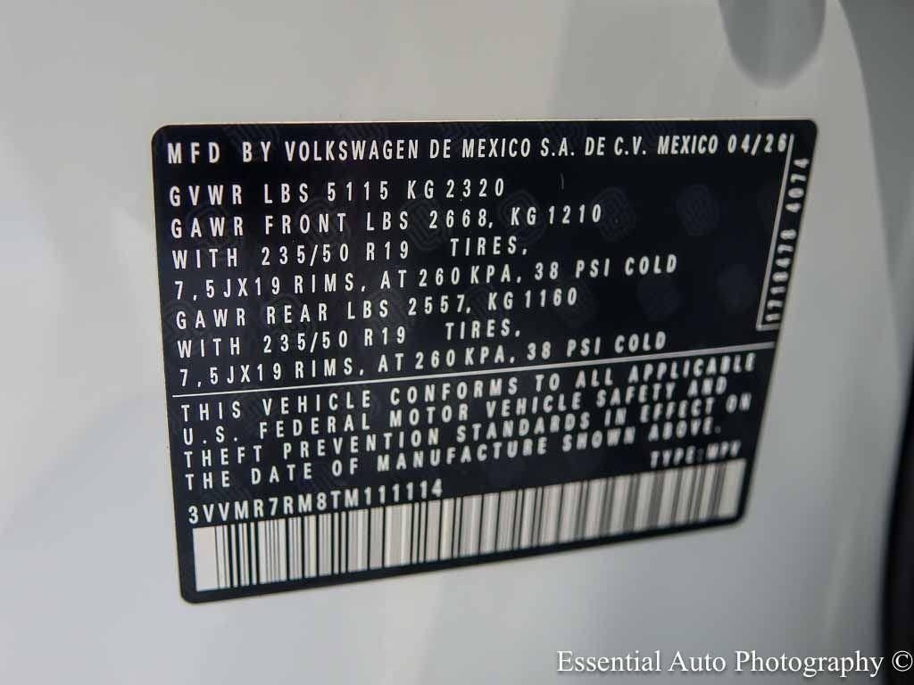 New 2026 Pure White Volkswagen 2.0T SE image 19