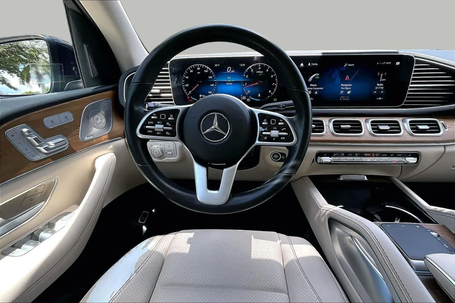 Used 2021 Lunar Blue Metallic Mercedes-Benz GLE 350 image 6