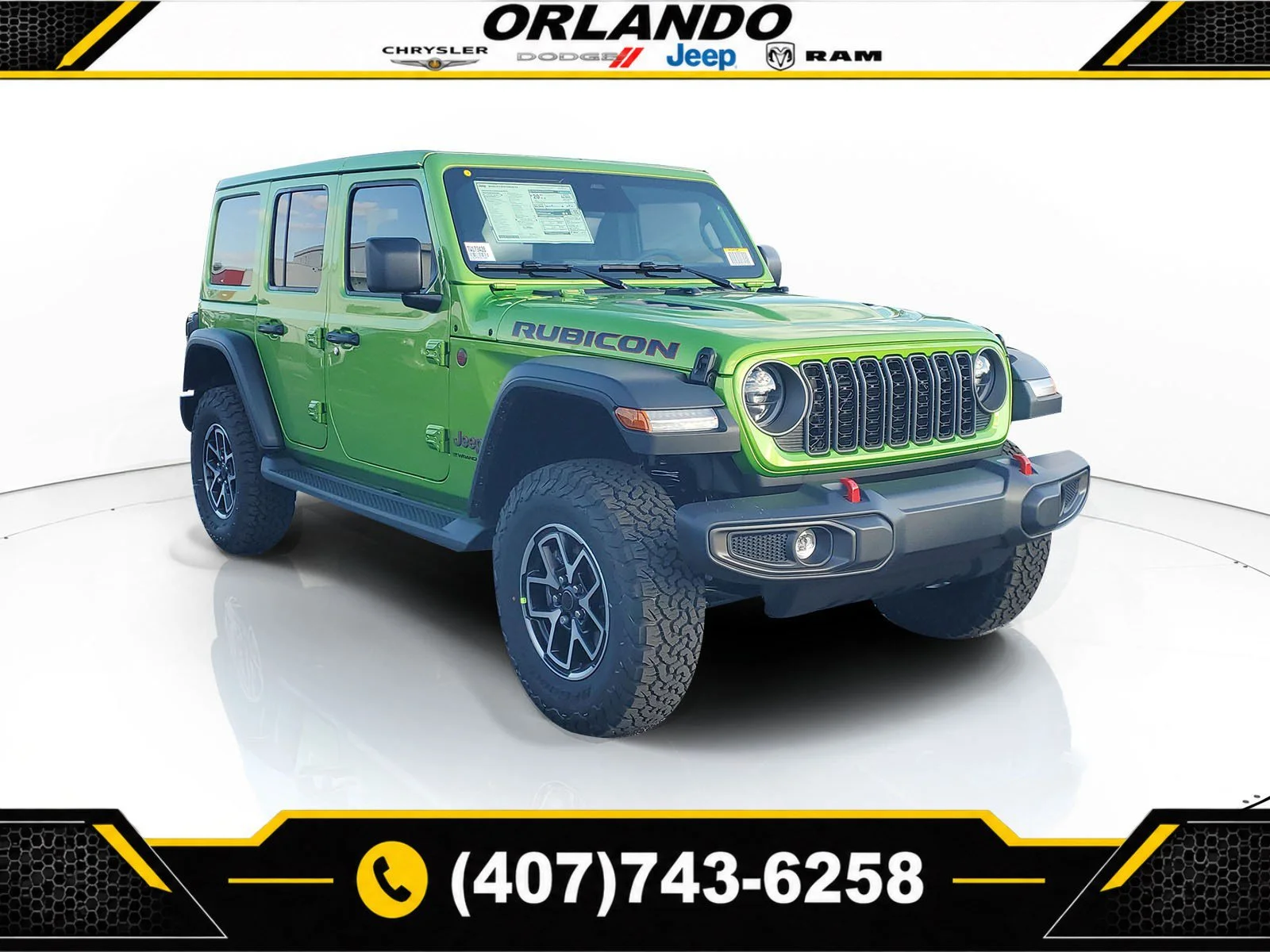 New 2026 Mojito Clearcoat Jeep Rubicon image 1