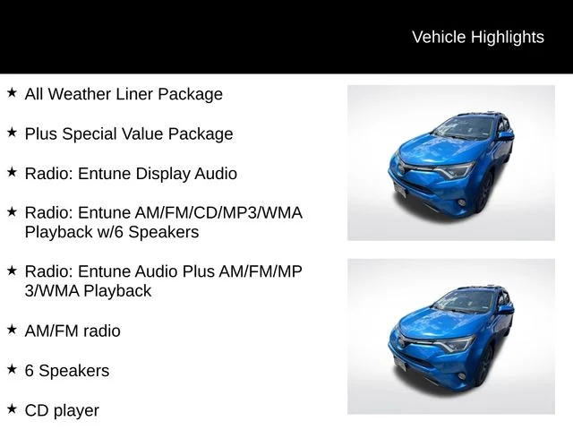 Used 2017 Blue Toyota XLE image 8