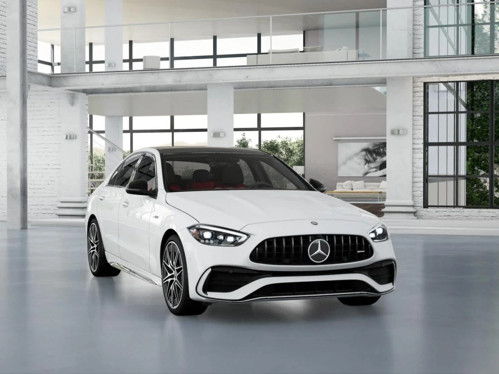 New 2026 Polar White Mercedes-Benz AMG® C 43 4MATIC Sedan image 8