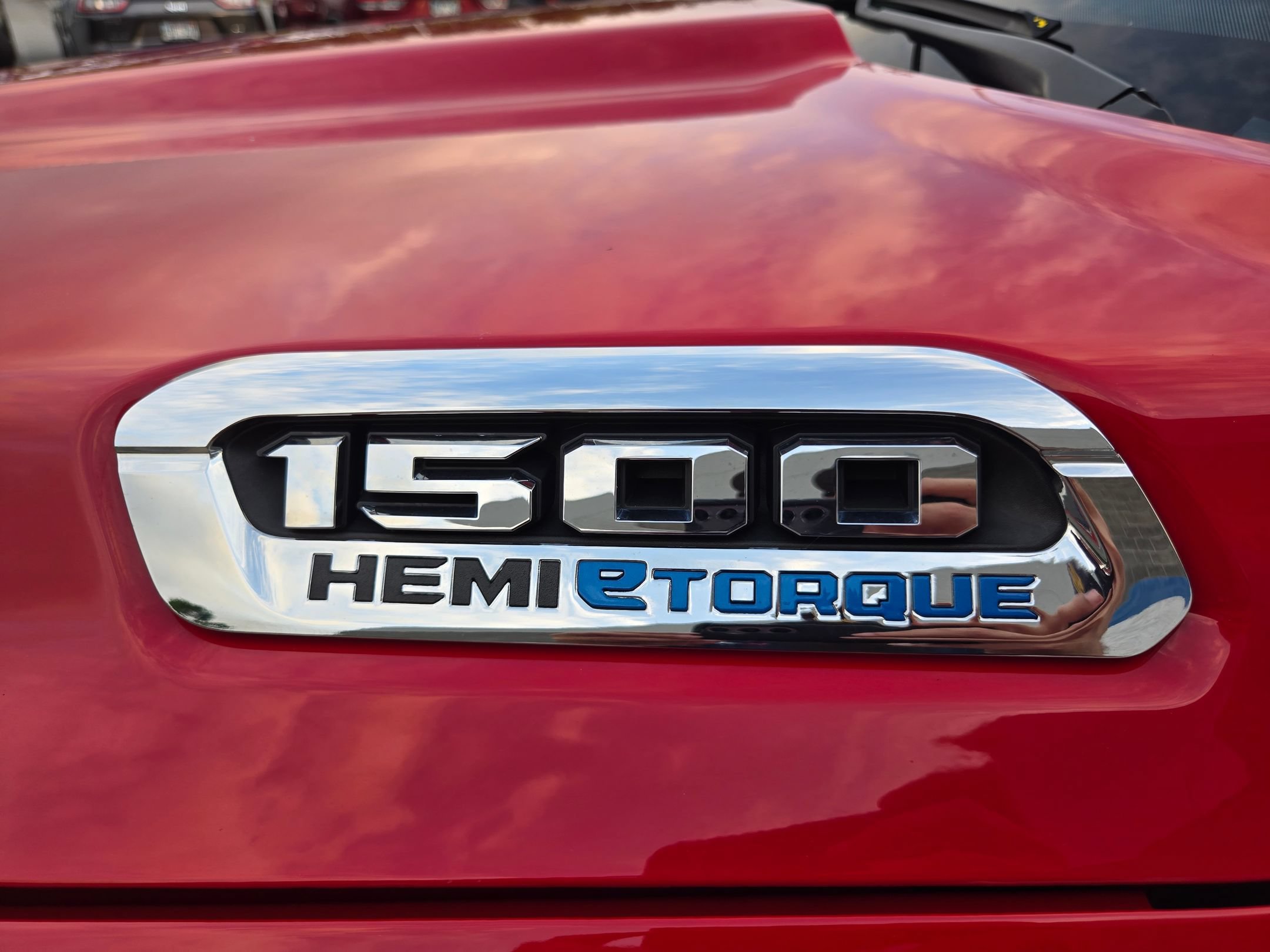 Used 2024 Flame Red Clearcoat RAM Laramie image 37