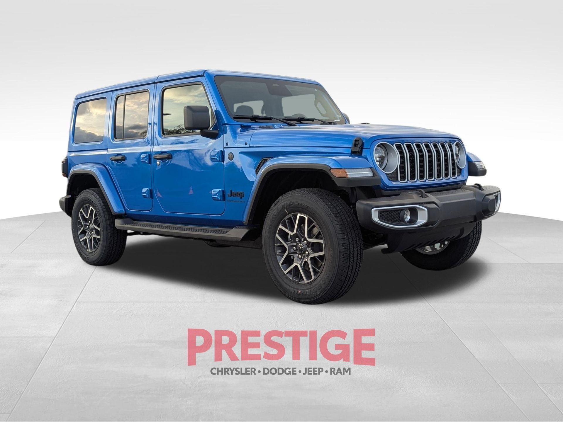 New 2026 Hydro Blue Pearl-Coat Exterior Paint Jeep Sahara image 3