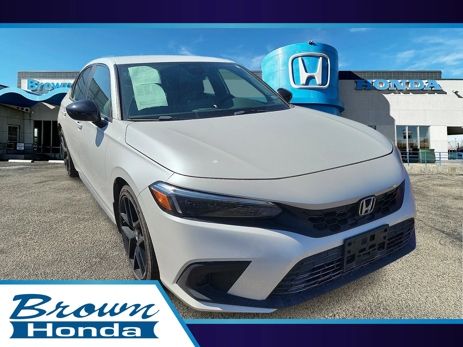 Certified Used 2024 Platinum White Pearl Honda Sport image 1