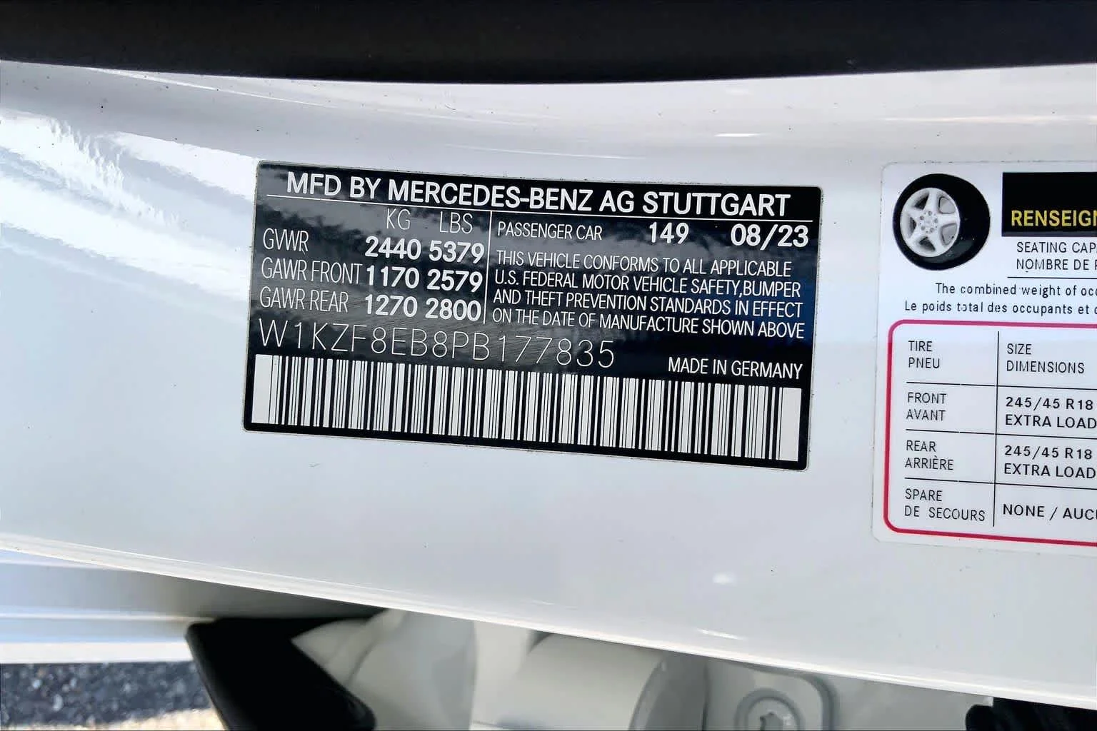 Certified Used 2023 Polar White Mercedes-Benz E 350 image 33
