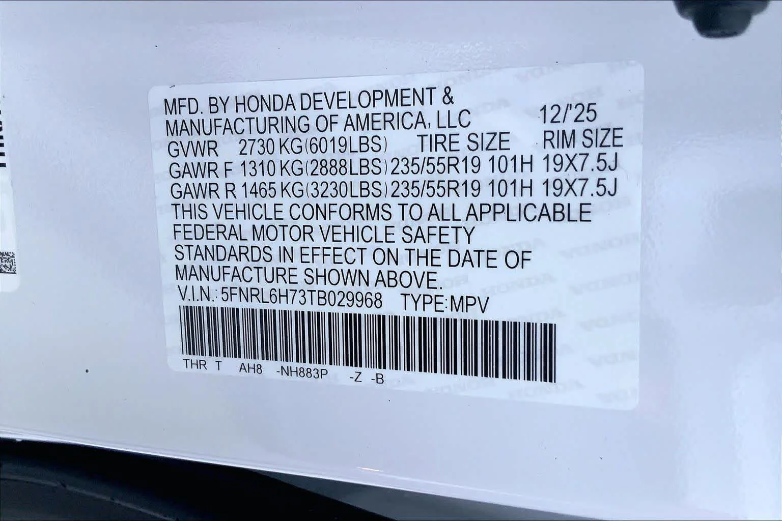 2026 Honda Odyssey Sport L - Photo 20