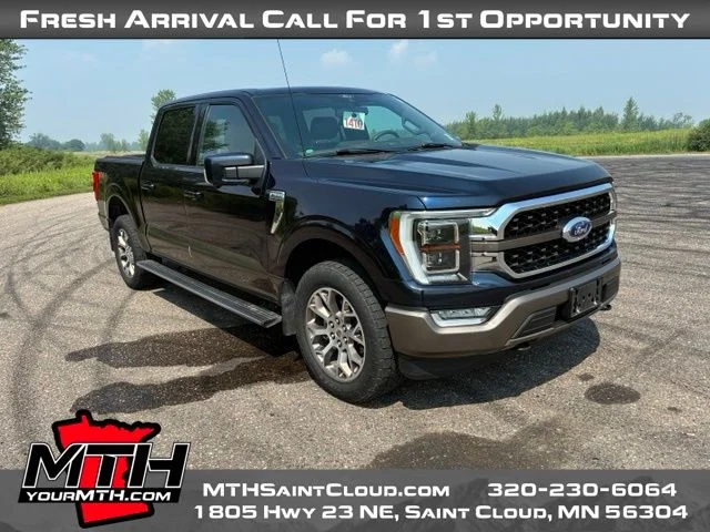 Used 2021 Blue Ford King Ranch image 2