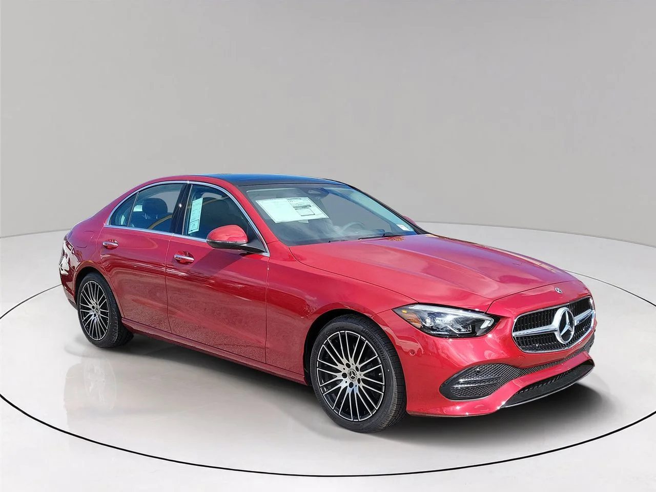 New 2026 MANUFAKTUR Patagonia Red Metallic Mercedes-Benz C 300 image 3