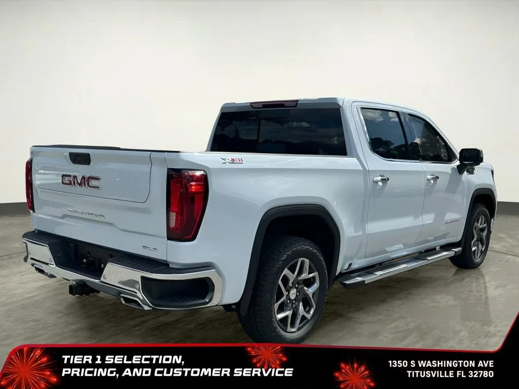 New 2026 Glacier White Tricoat GMC SLT image 9