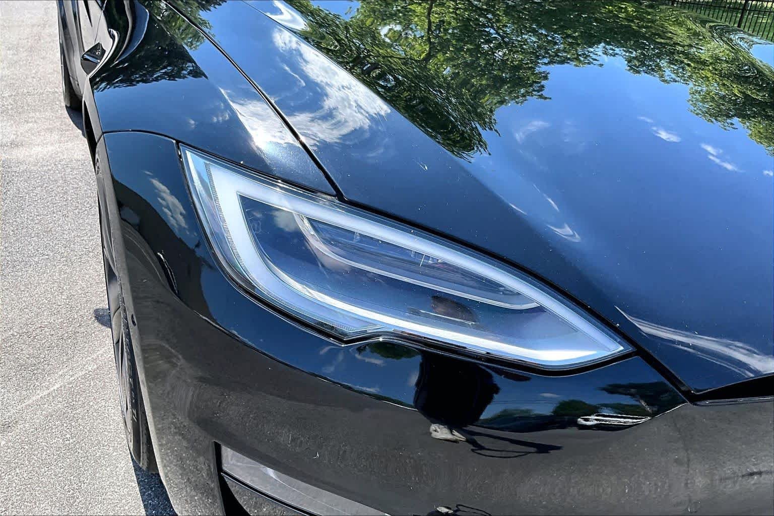 Used 2021 Solid Black Tesla Plaid image 27