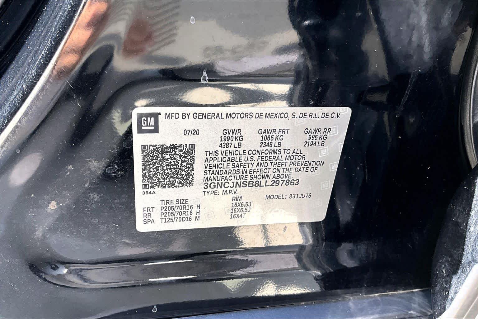 Used 2020 Mosaic Black Metallic Chevrolet LS image 30