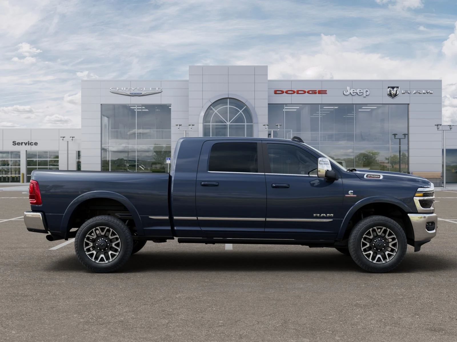 New 2025 Forged Blue Metallic Exterior Paint RAM Limited image 48