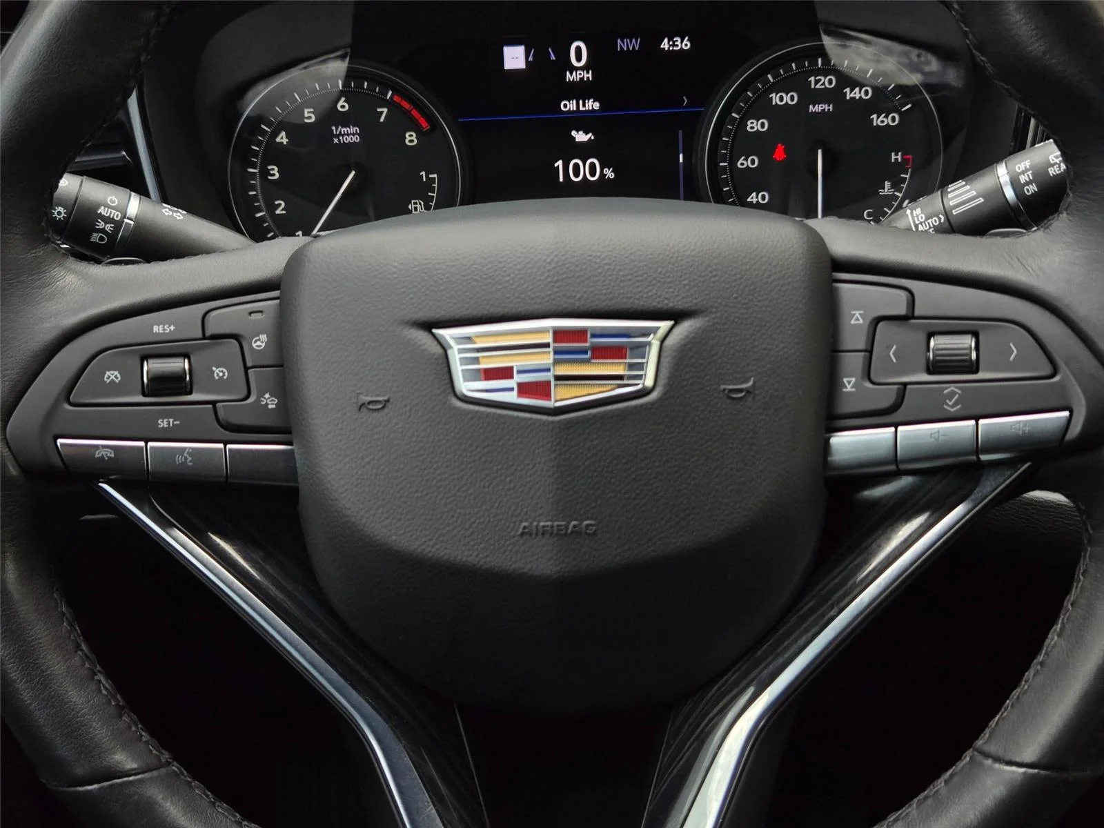 Used 2023 Crystal White Tricoat Cadillac FWD Premium Luxury image 17