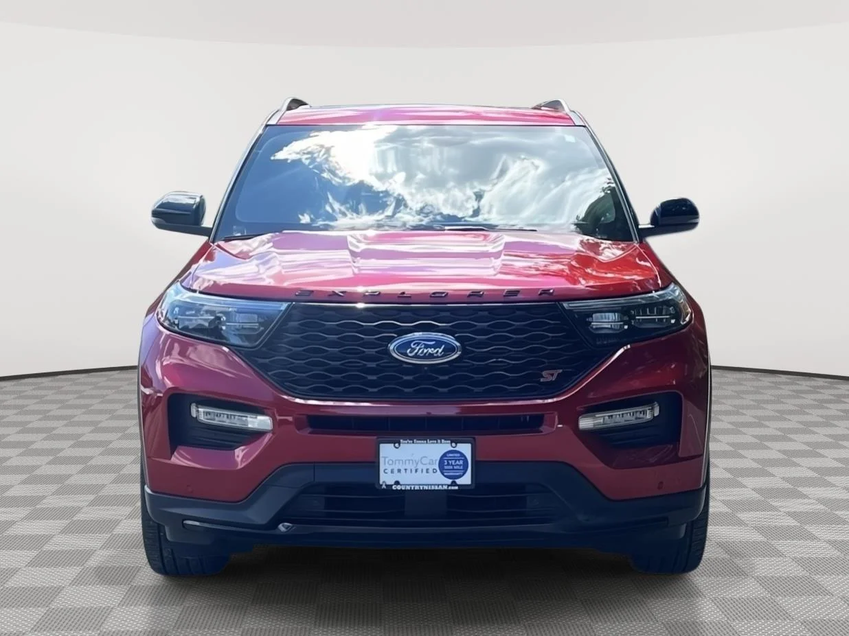 Used 2023 Rapid Red Metallic Tinted Clearcoat Ford ST image 2