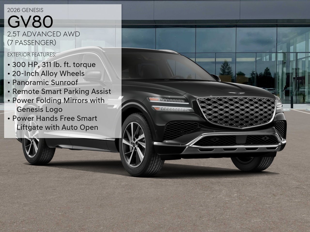 New 2026 Black Genesis 2.5T ADVANCED image 3