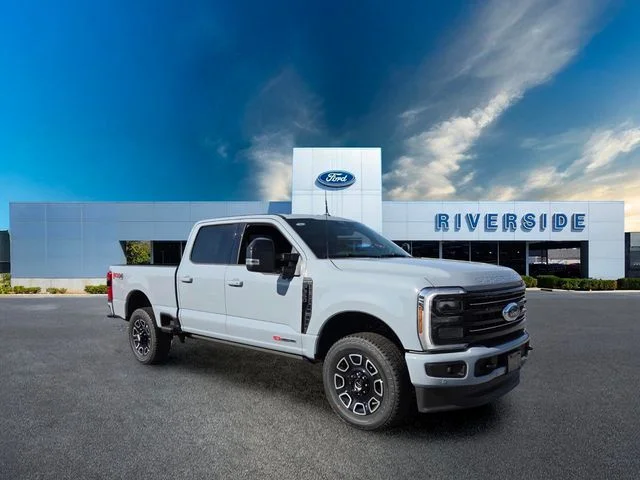 New 2026 Glacier Gray Metallic Tri-Coat Ford F-350® Platinum® image 1