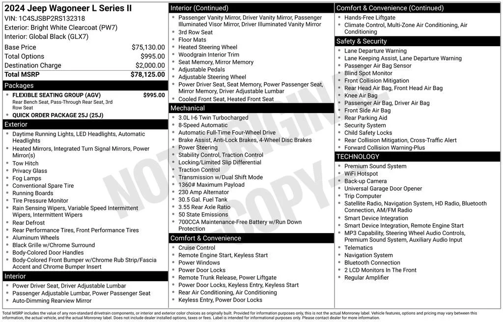 Used 2024 White Jeep Series II image 25