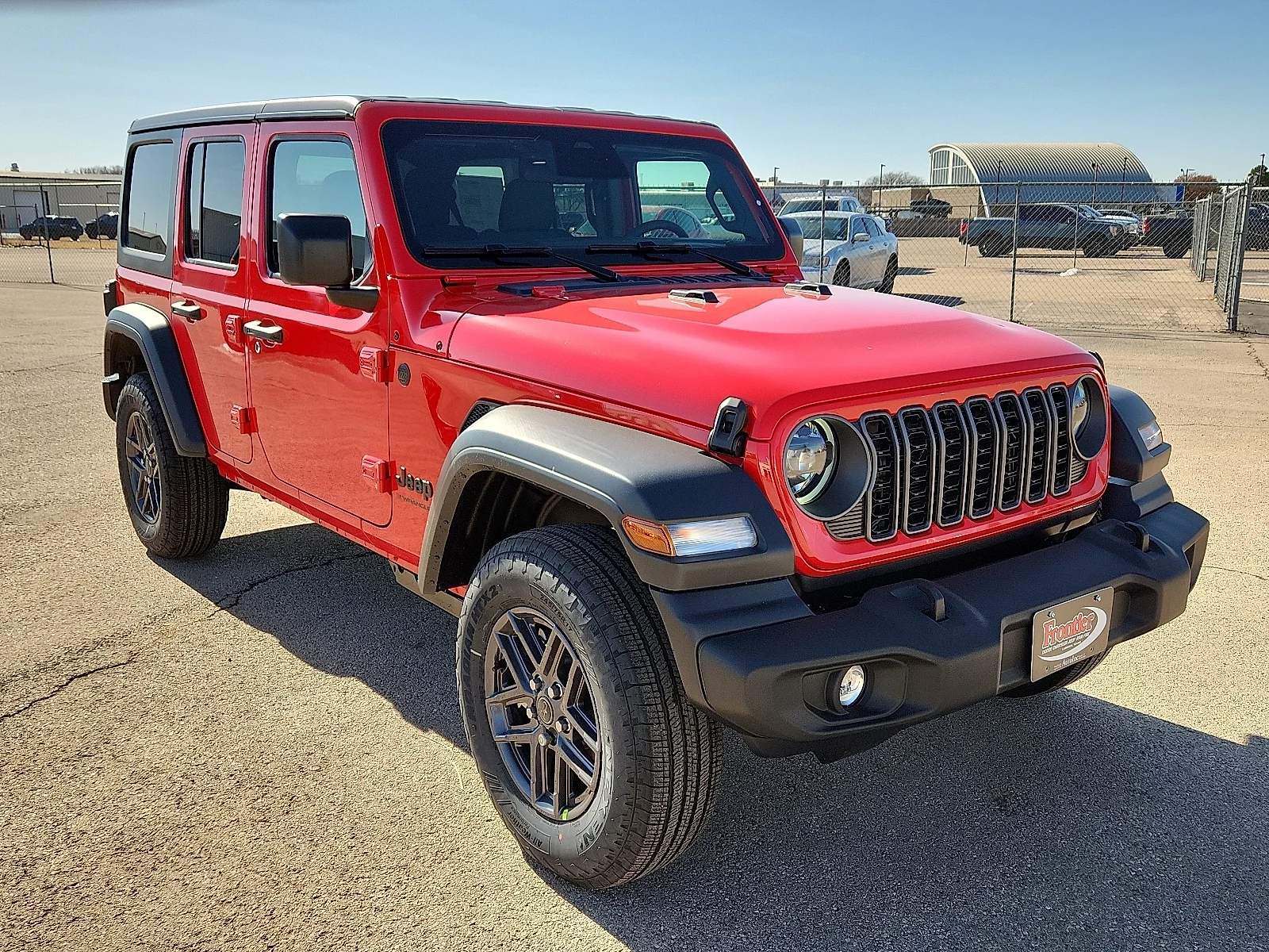 New 2026 Firecracker Red Clear-Coat  Paint Jeep 4-DOOR SPORT S image 6