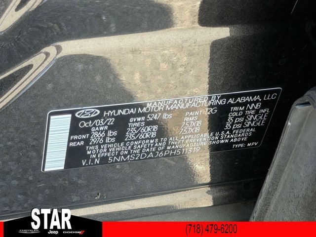 Certified Used 2023 Portofino Gray Hyundai SEL image 19