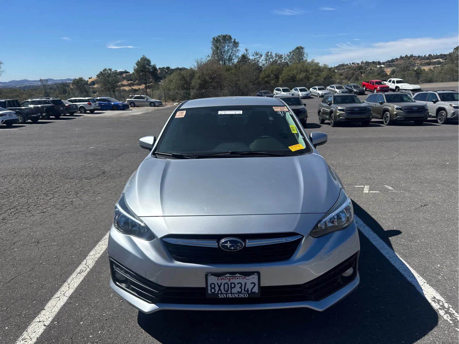 Used 2021 Ice Silver Metallic Subaru Premium image 2
