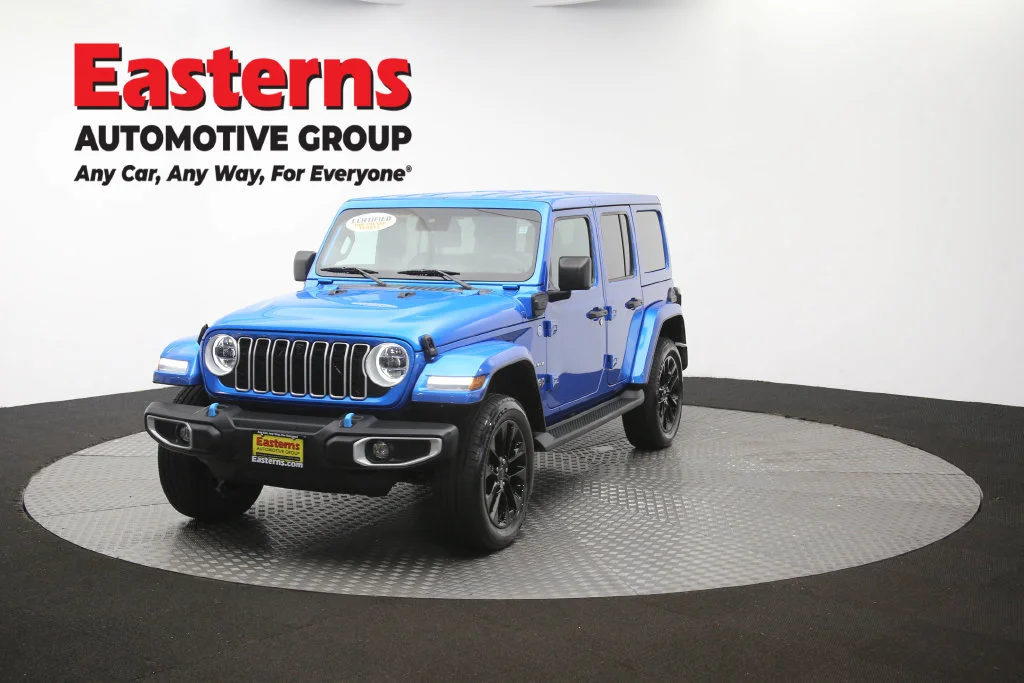 Used 2024 Blue Jeep Sahara 4xe image 56