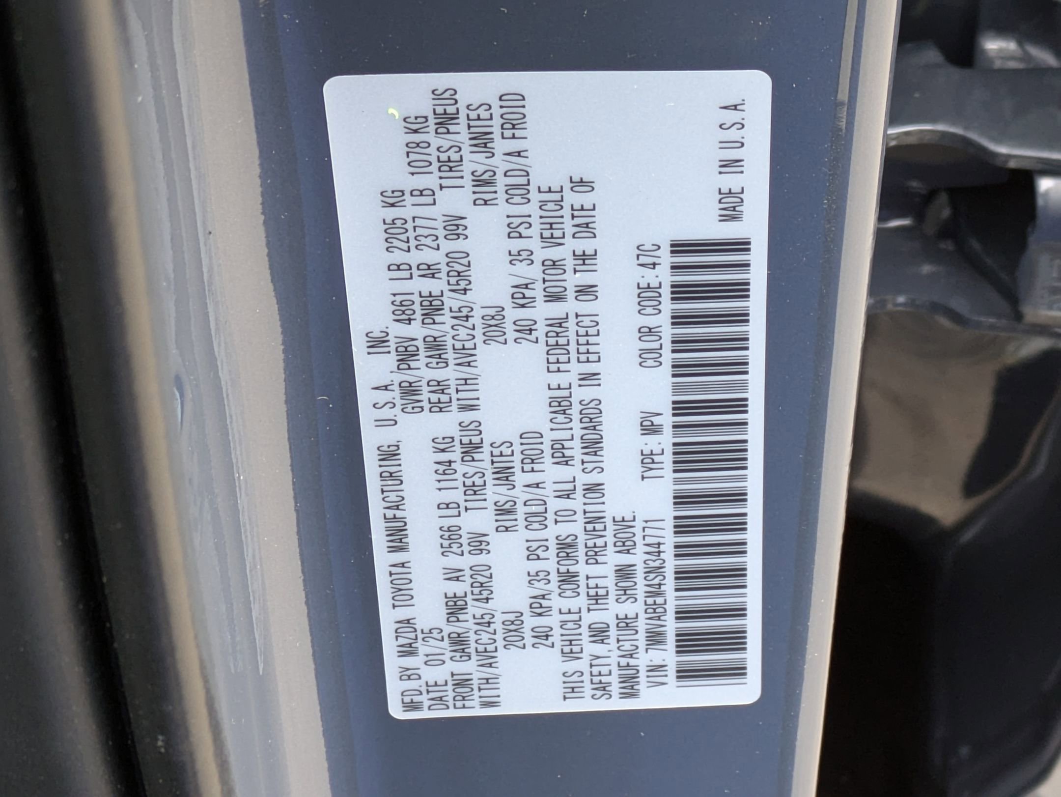 Used 2025 Polymetal Gray Metallic Mazda 2.5 S Premium Plus Package image 22