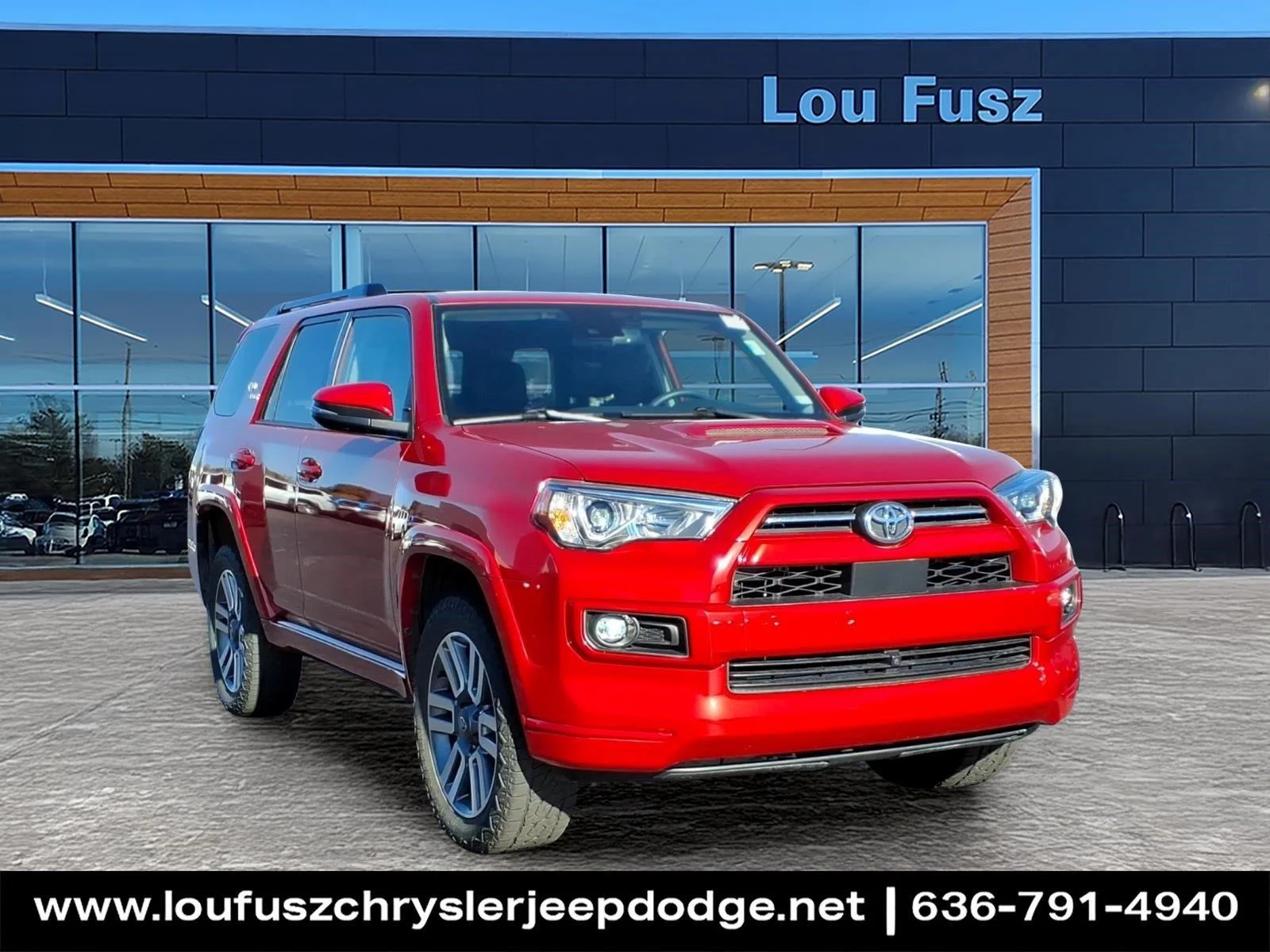 Used 2022 Barcelona Red Metallic Toyota TRD Sport image 1