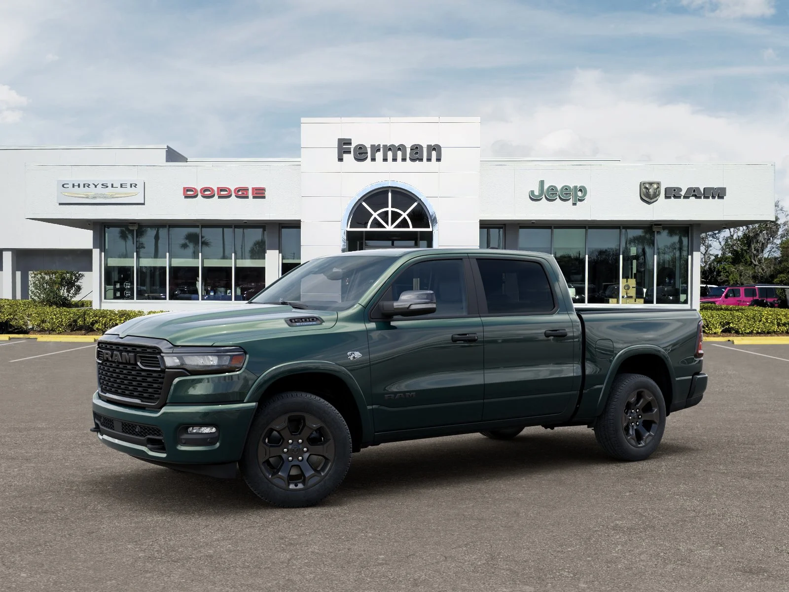 New 2026 Serrano-Green Metallic Exterior Paint RAM Big Horn/Lone Star image 33