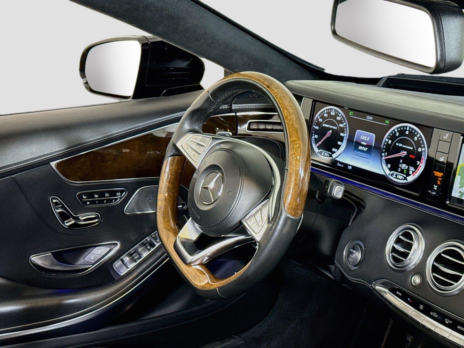 Used 2017 Obsidian Black Metallic Mercedes-Benz AMG® S 63 Conv | $187k MSRP | Designo Leather | Warmth & Comfort image 31