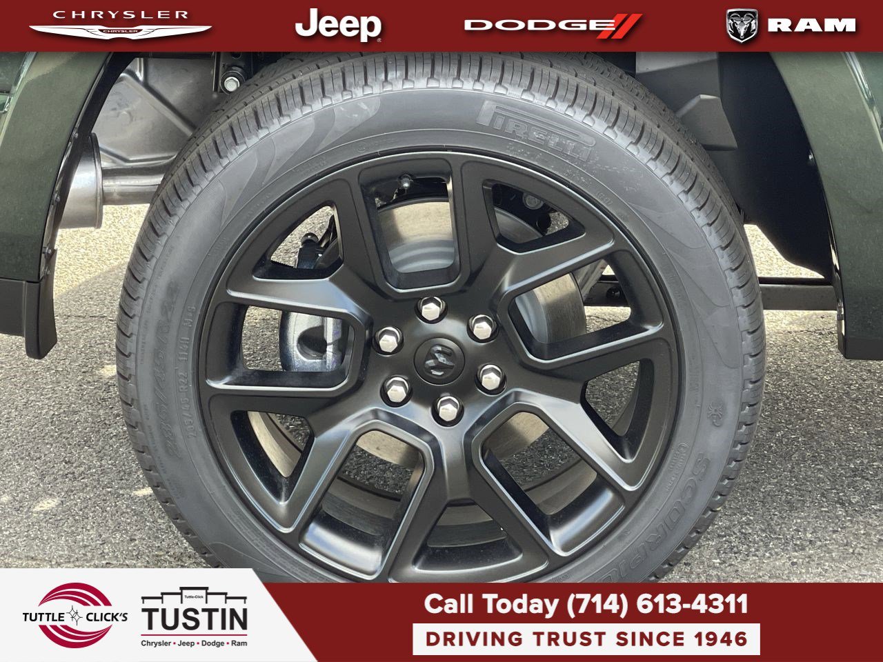 New 2026 Serrano-Green Metallic Exterior Paint RAM Laramie image 11