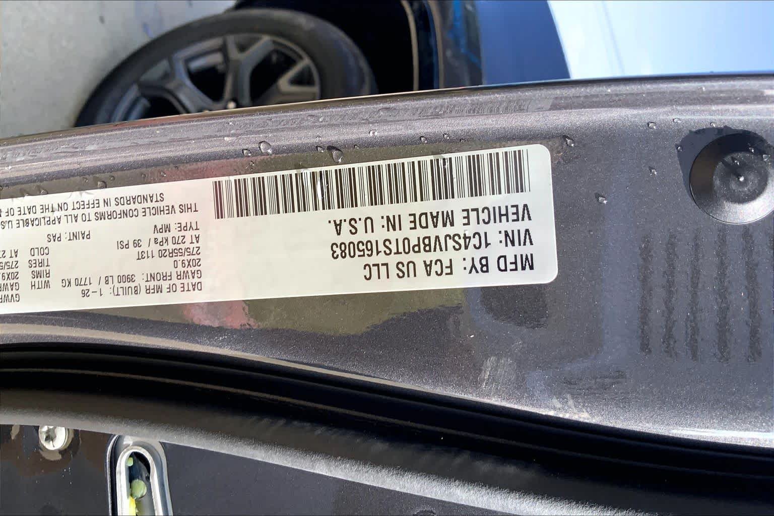 New 2026 Baltic-Gray Metallic Clear-Coat Exterior Paint Jeep Limited Altitude image 19