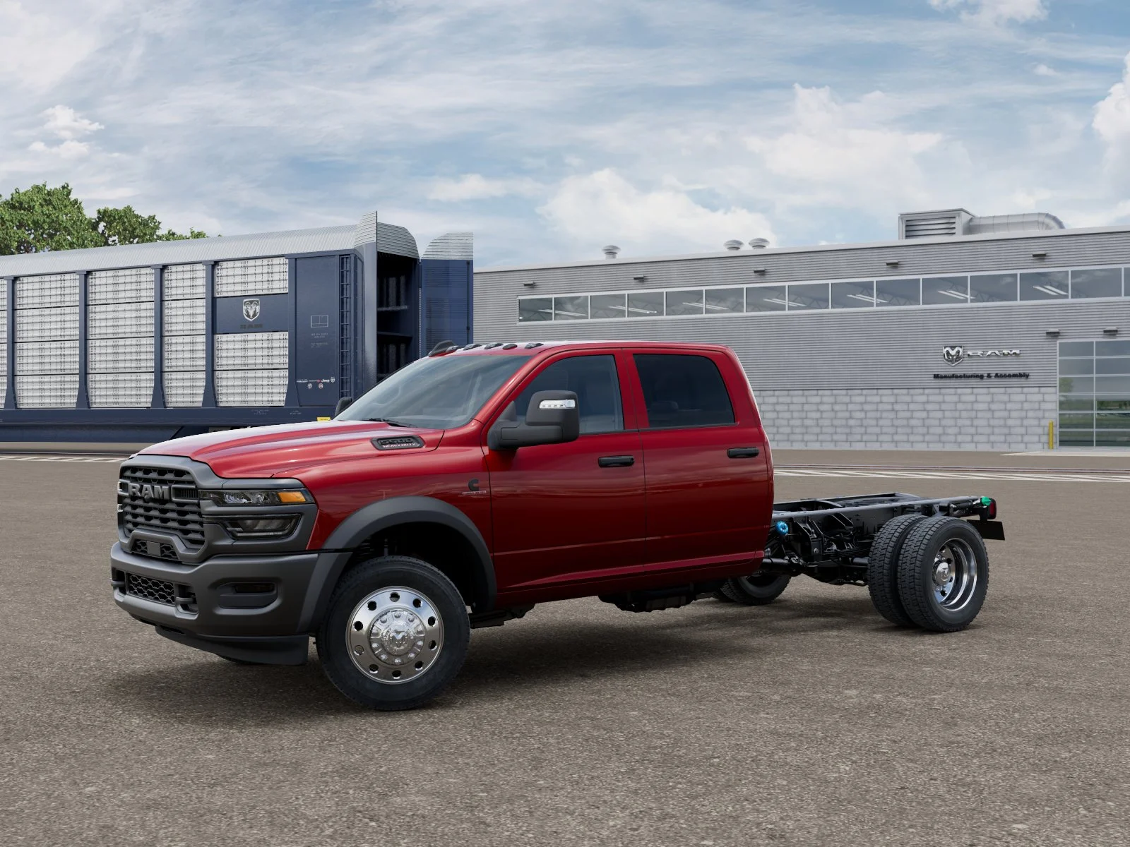 New 2027 Molten Red Pearl-Coat Paint RAM TRADESMAN image 1